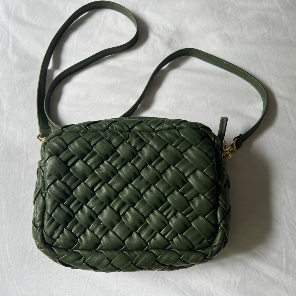 Clare V Midi Sac - Army Puffy Woven